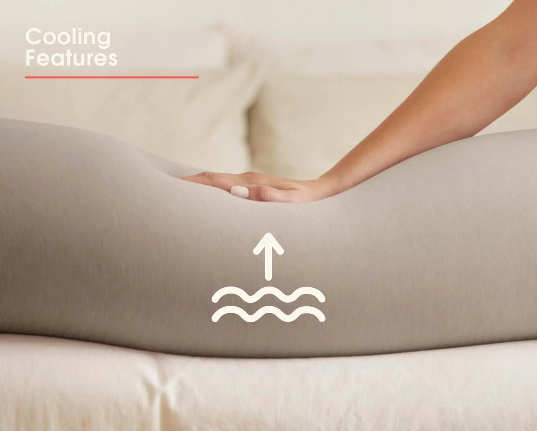 Nursing & Pregnancy Pillow | Seashell Beige