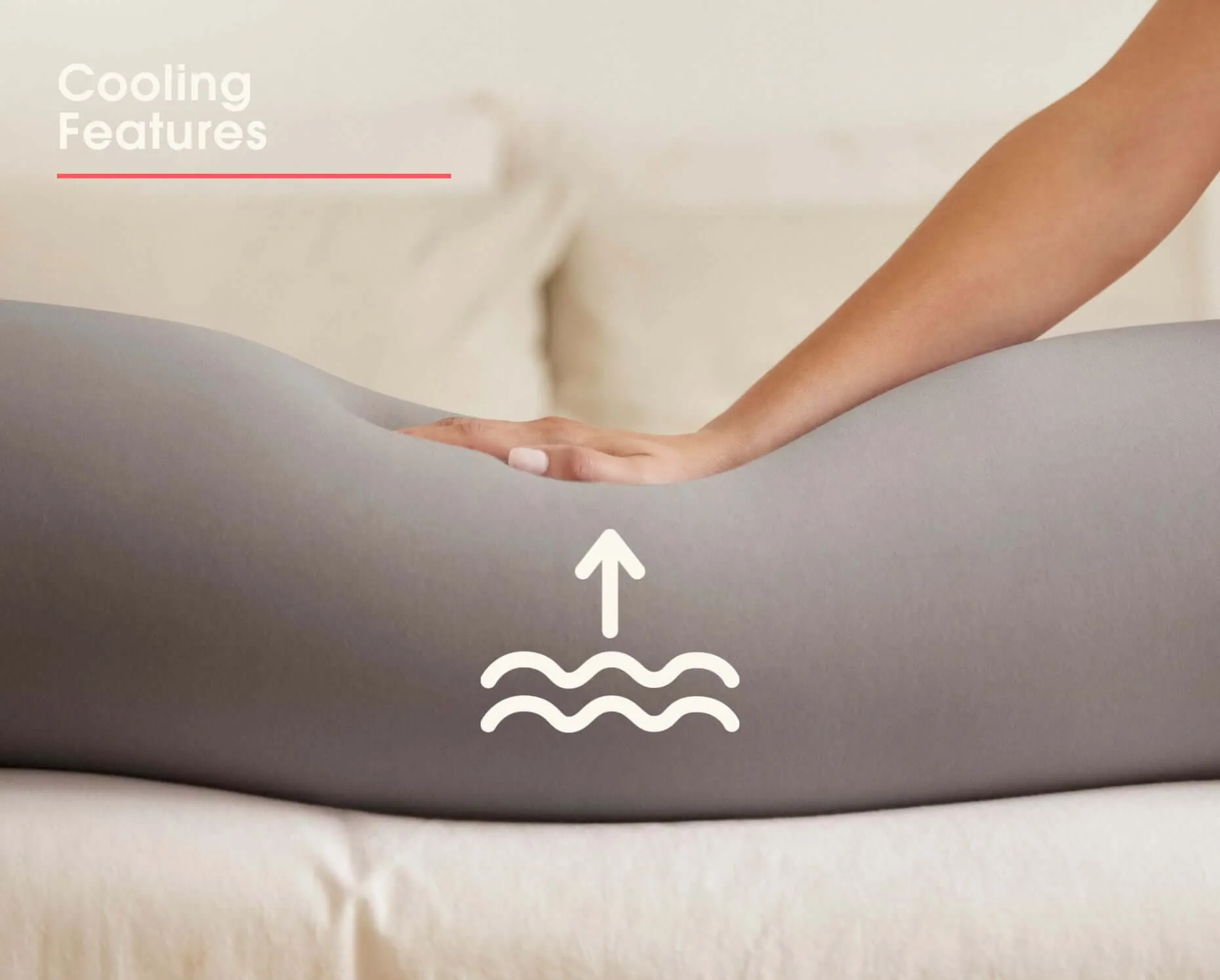 Nursing & Pregnancy Pillow | Stone