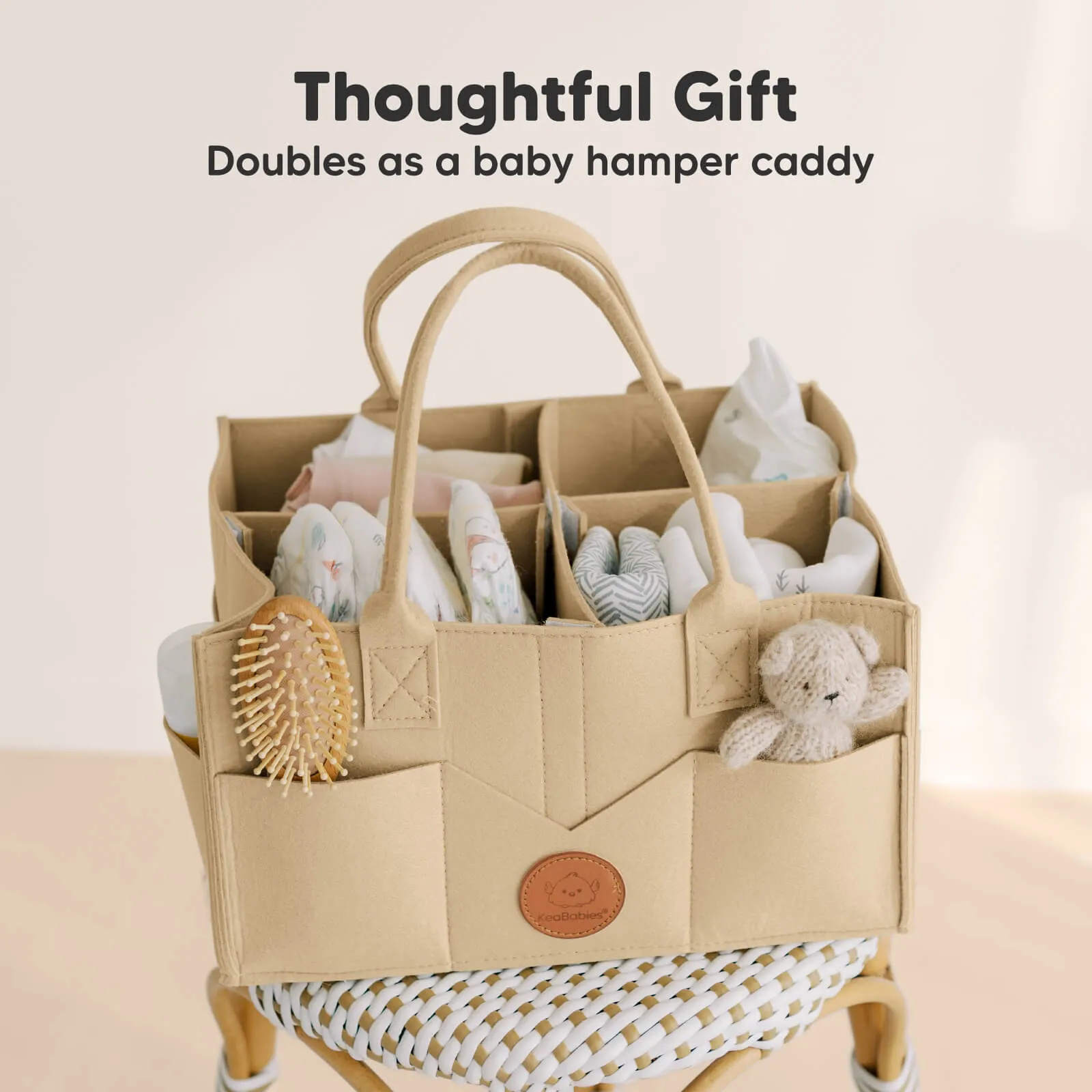 Original 2.0 Diaper Caddy (Light Mocha)