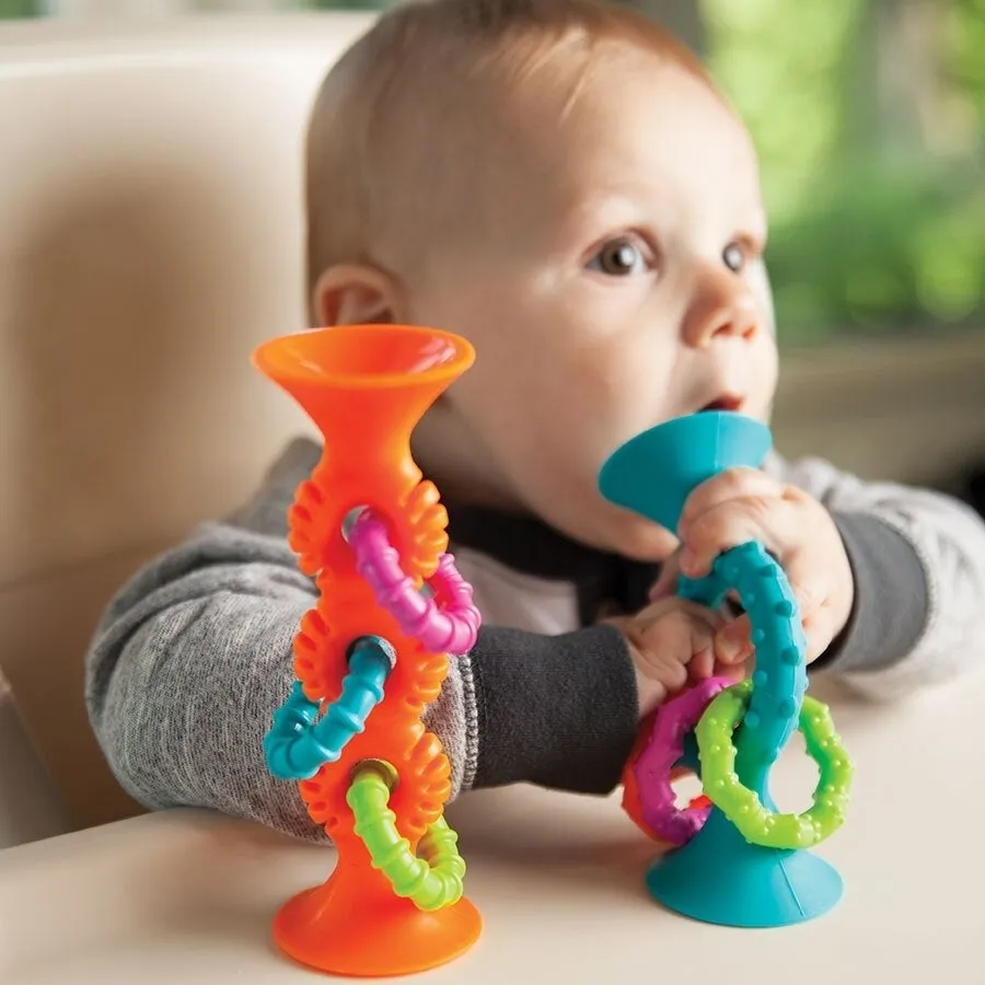 PipSquigz Loops Suction Rattle Toy