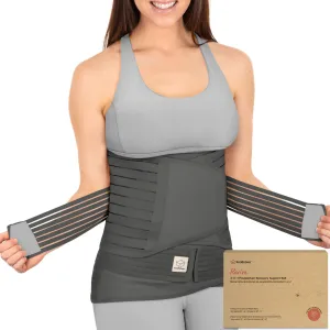 Revive 3-in-1 Postpartum Recovery Support Belt (Mystic Gray)