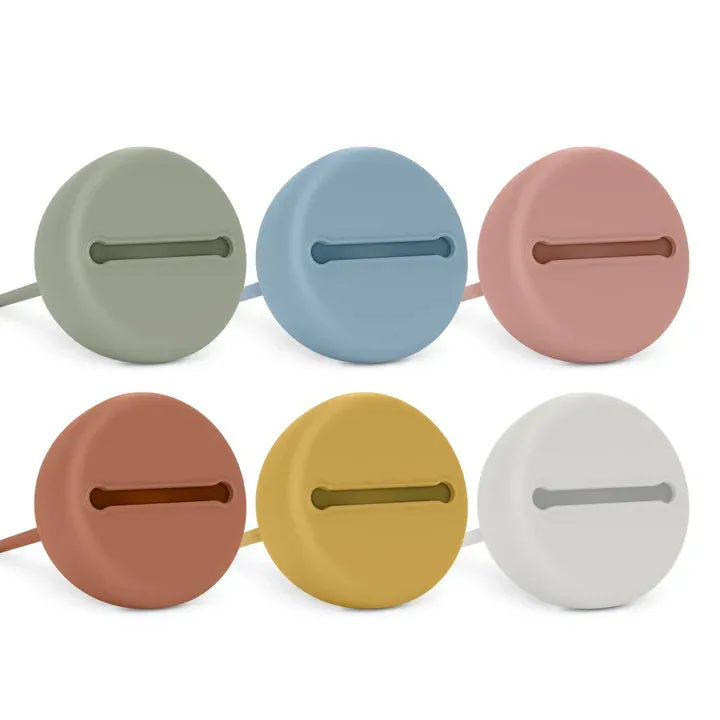 Silicone Soother Holder Case VARIOUS COLOURS