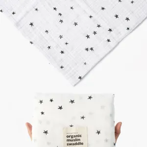Stars | Organic Muslin Swaddle