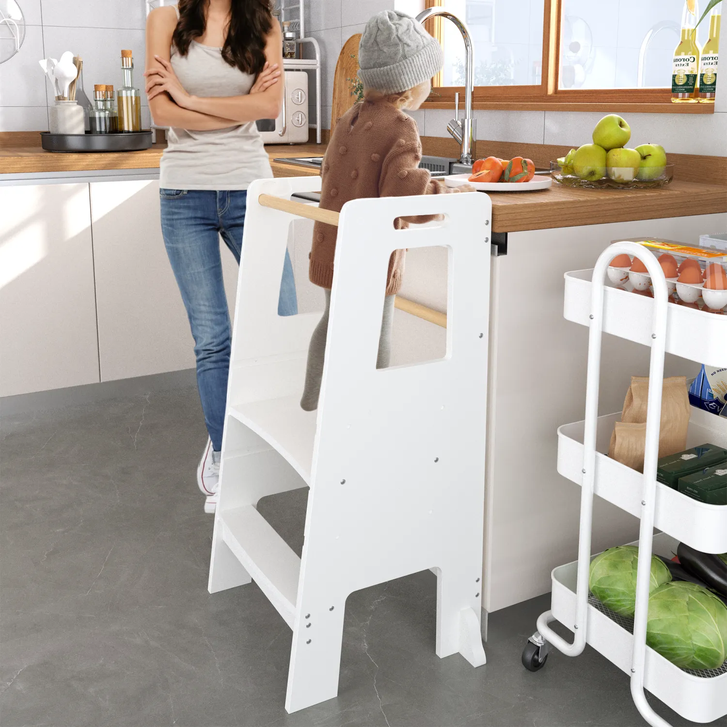 Streamdale Kids Standing Tower - Adjustable Kitchen Step Stool