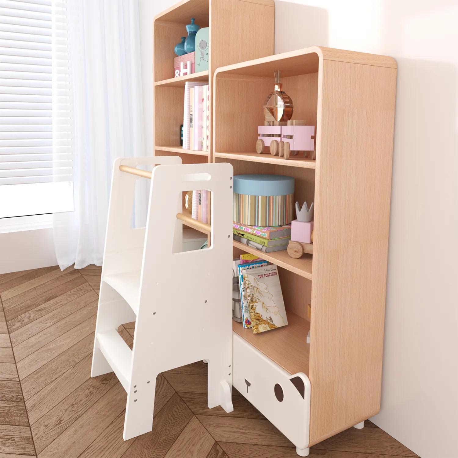 Streamdale Kids Standing Tower - Adjustable Kitchen Step Stool