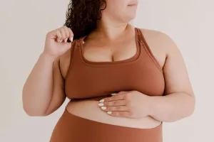 The Baby Mama Full Support Nursing Bra | Bare Down