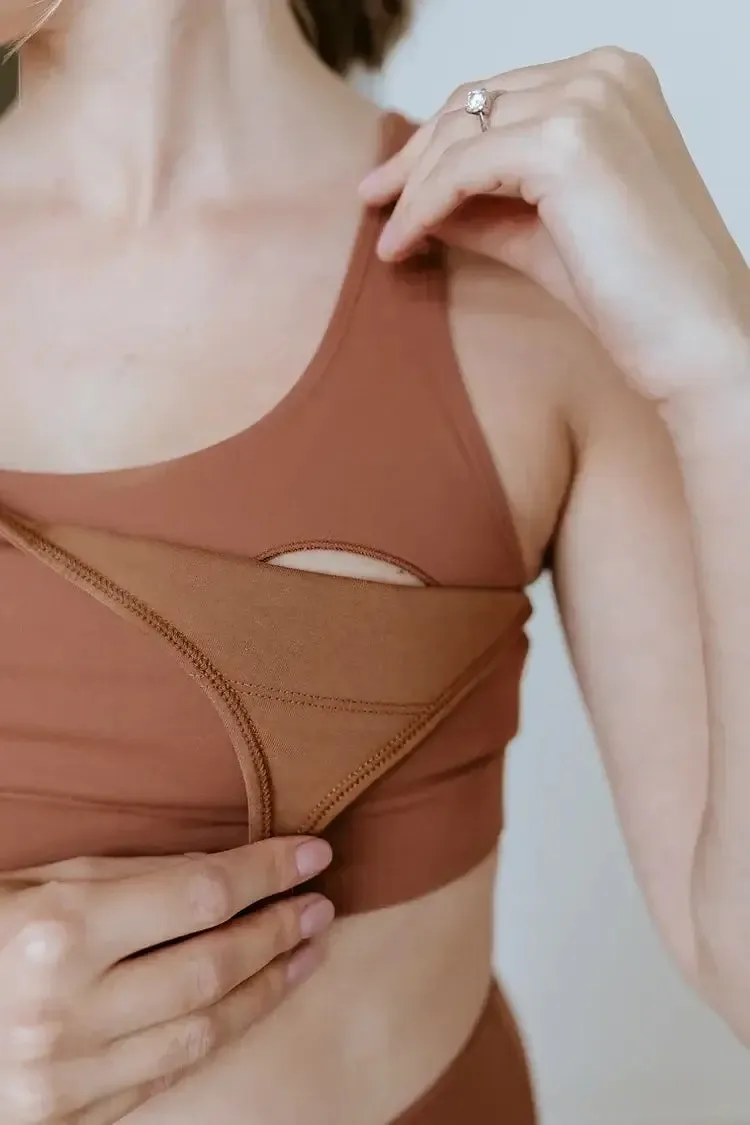 The Baby Mama Full Support Nursing Bra | Bare Down
