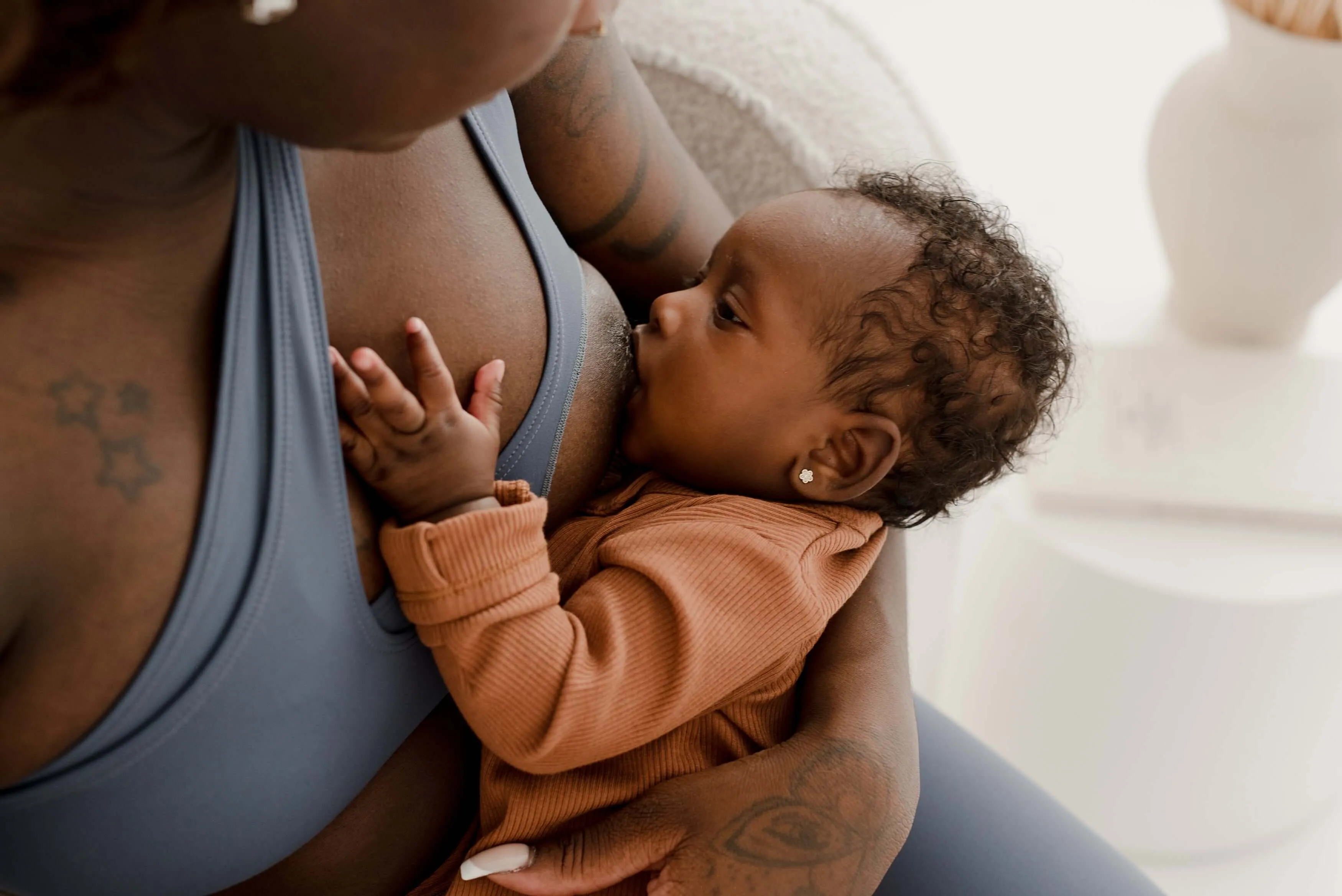 The Baby Mama Nursing Bra | Baby Blues