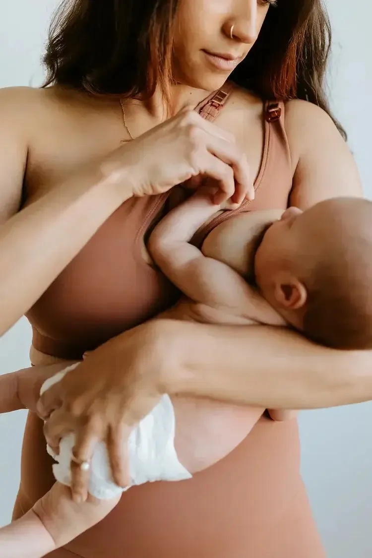The Baby Mama Nursing Bra |  Bare Down