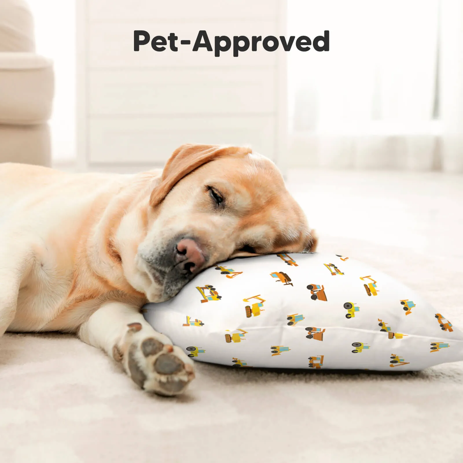 Toddler Pillow with Pillowcase (Construction)