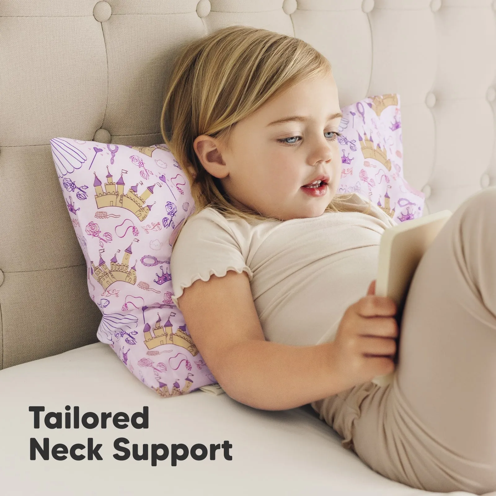 Toddler Pillow with Pillowcase (Dear Princess)