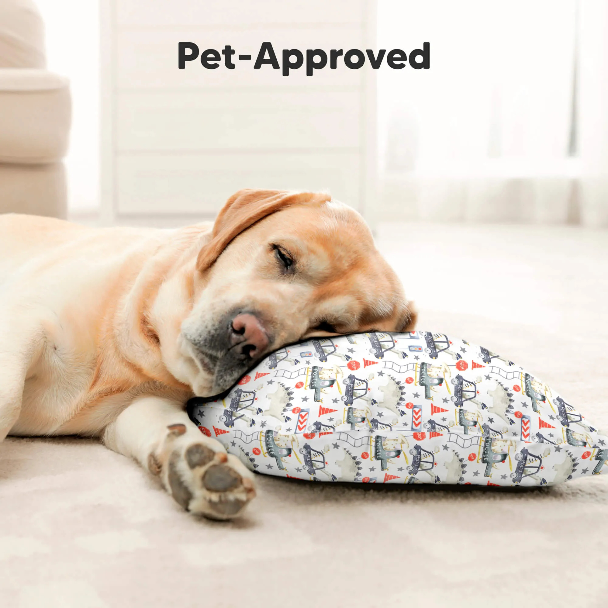 Toddler Pillow with Pillowcase (Dino Patrol)