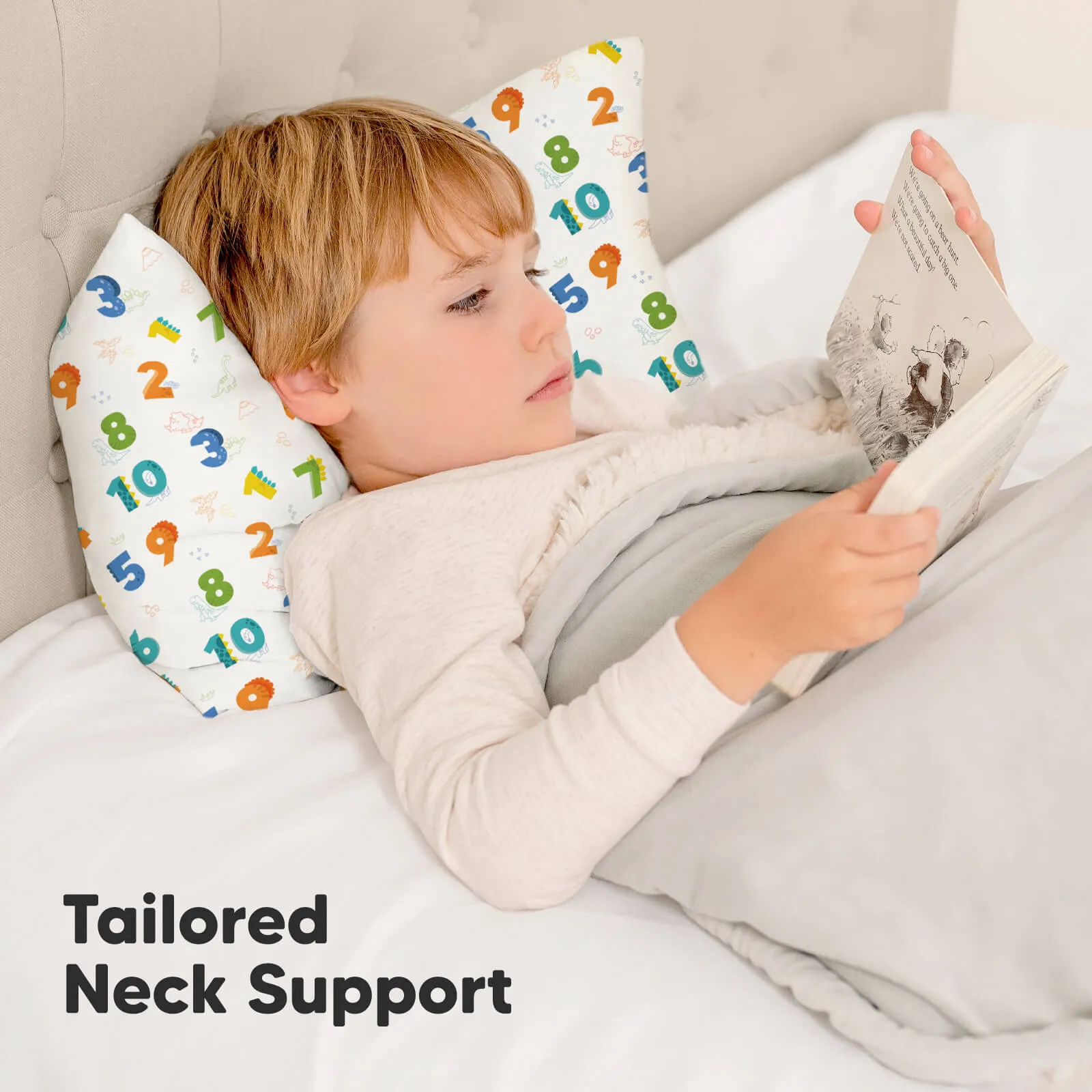Toddler Pillow with Pillowcase (Dino123)