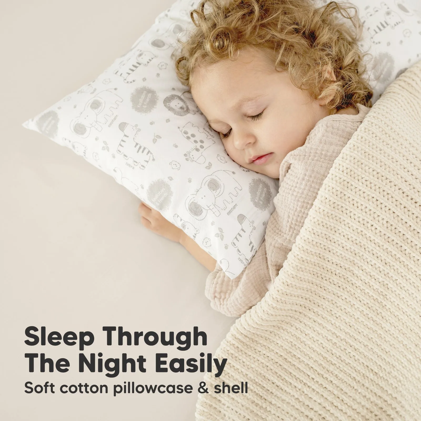 Toddler Pillow with Pillowcase (Flora Vale)