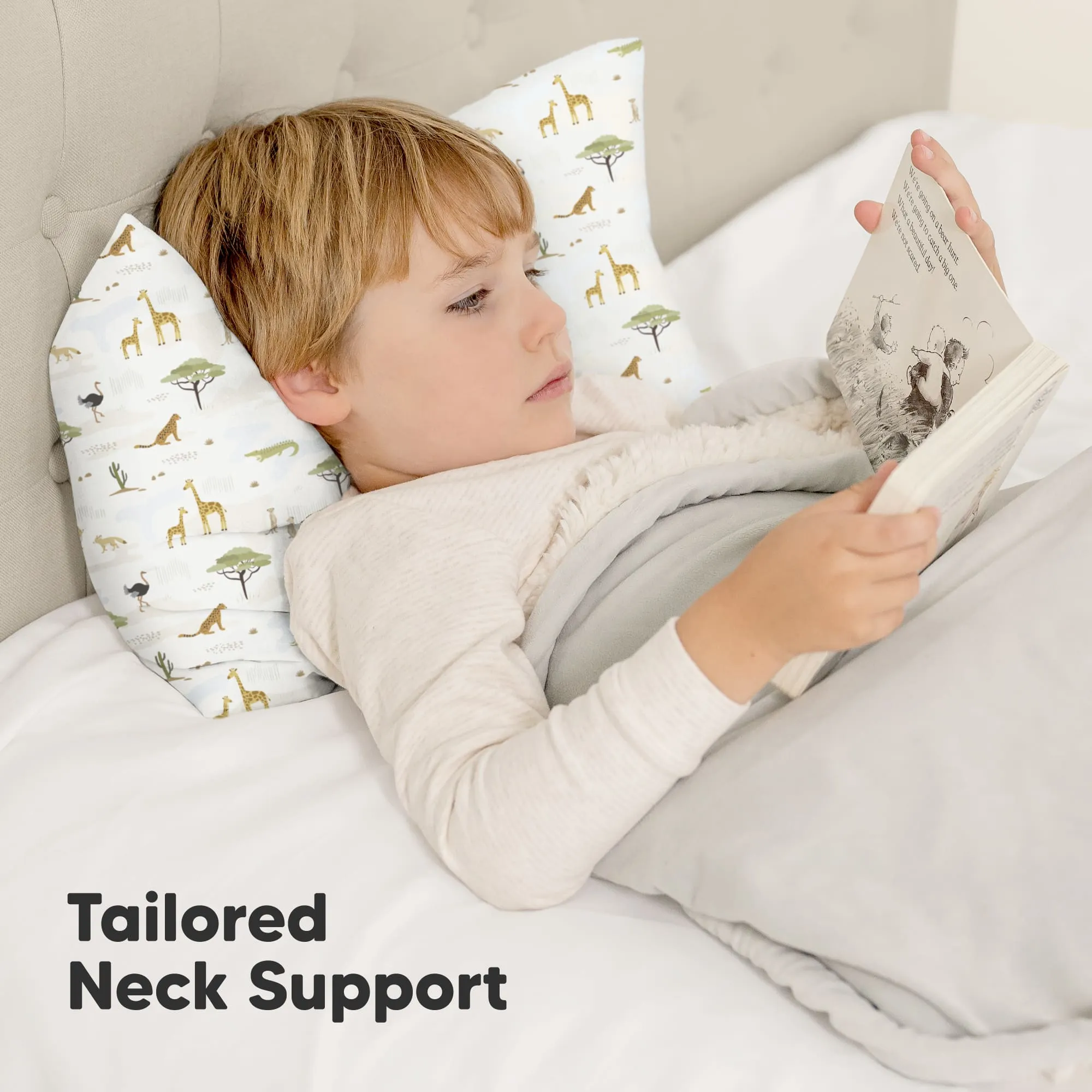 Toddler Pillow with Pillowcase (Grasslands)
