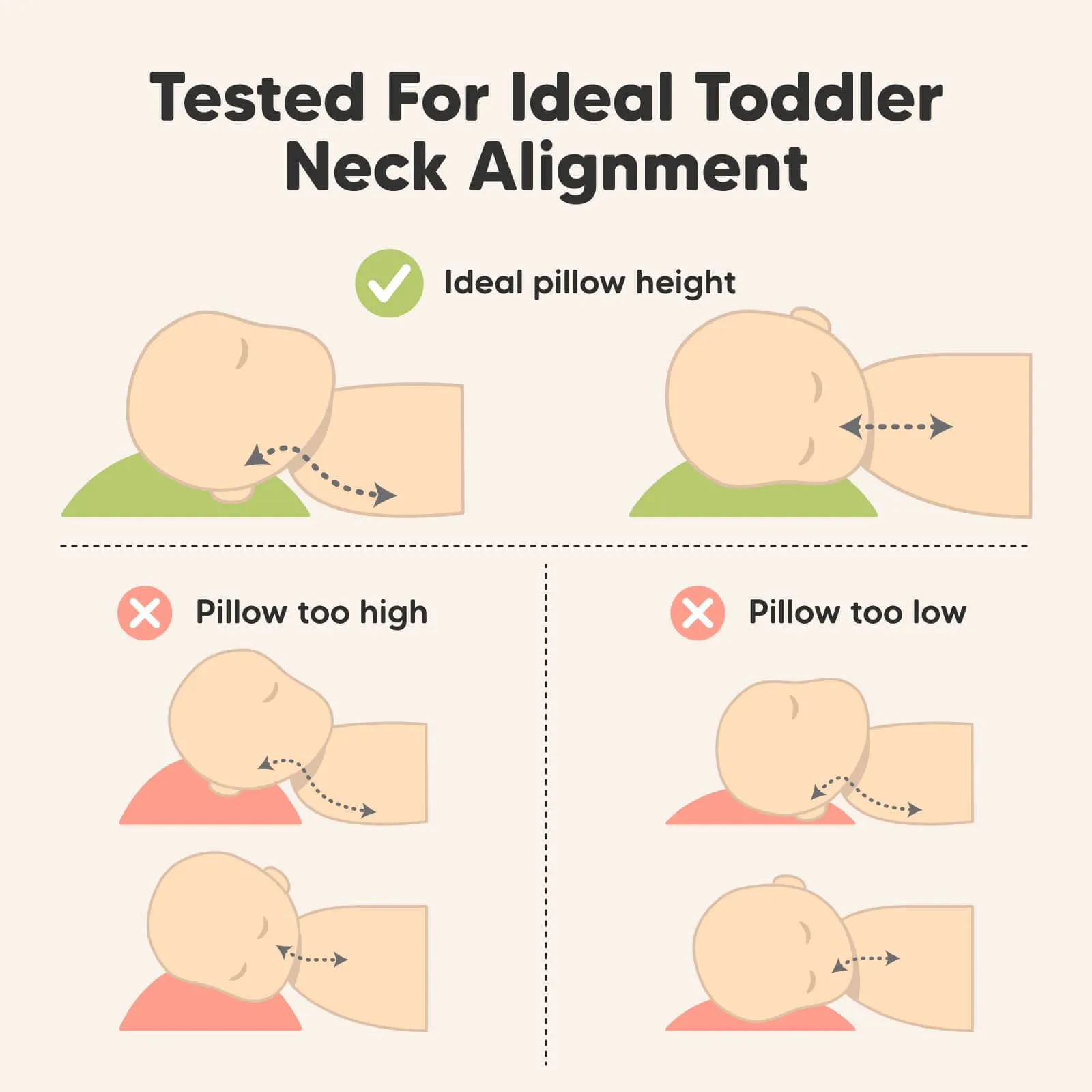 Toddler Pillow with Pillowcase (Kea123)