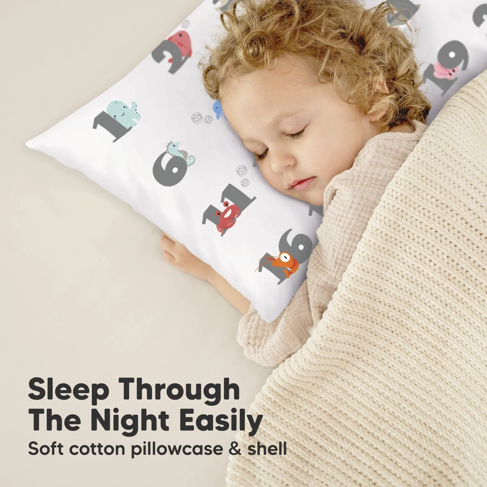 Toddler Pillow with Pillowcase (Kea123)
