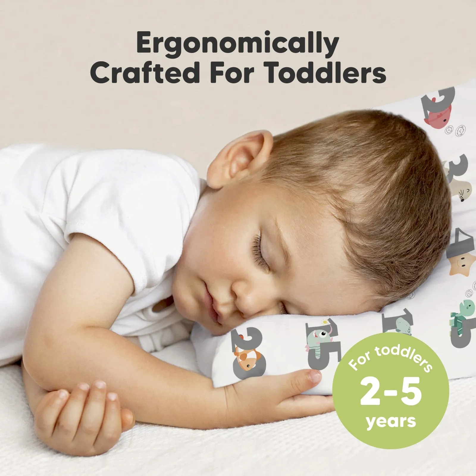 Toddler Pillow with Pillowcase (Kea123)