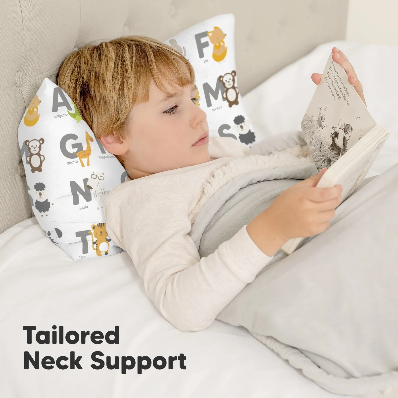 Toddler Pillow with Pillowcase (KeaABC)