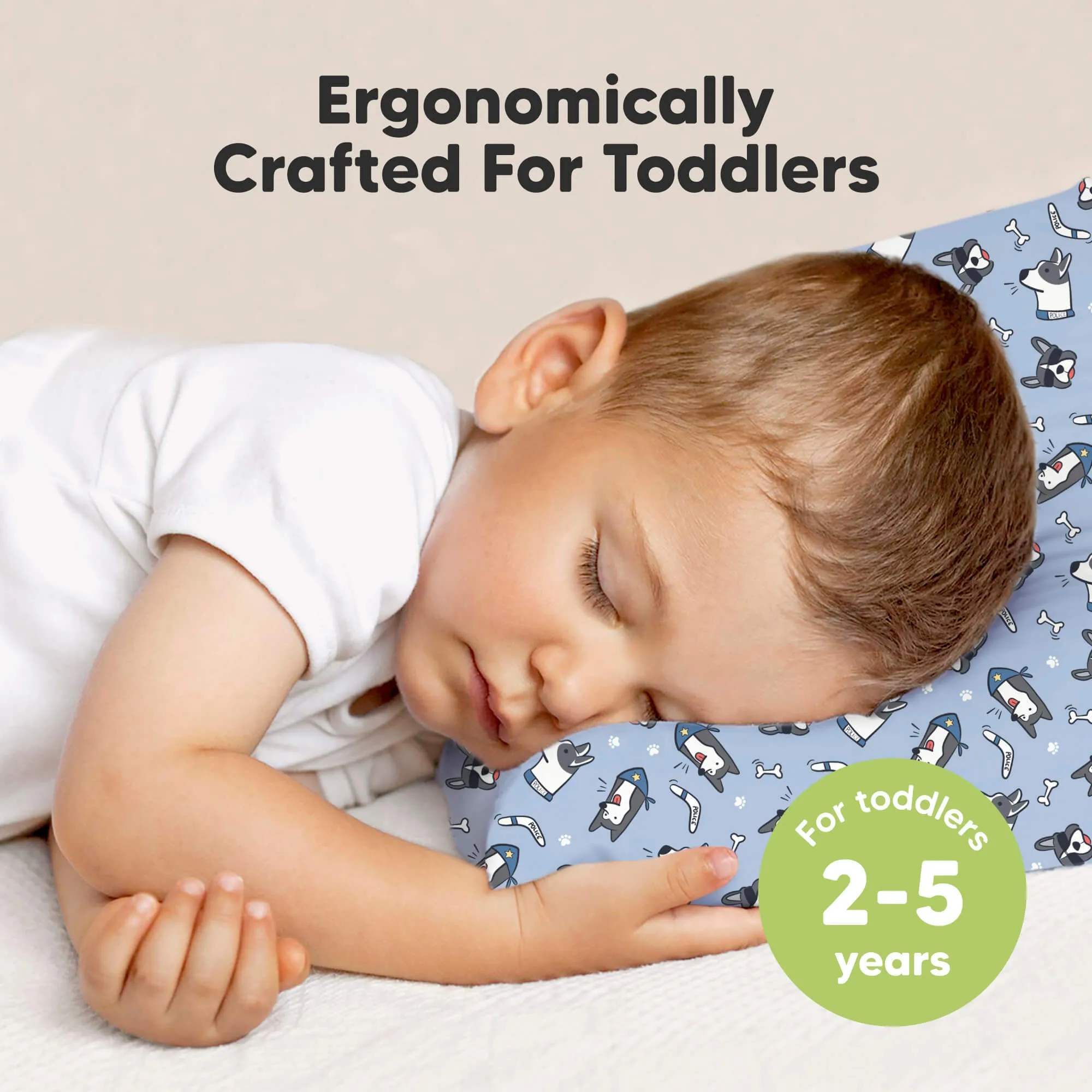 Toddler Pillow with Pillowcase (Patrol)