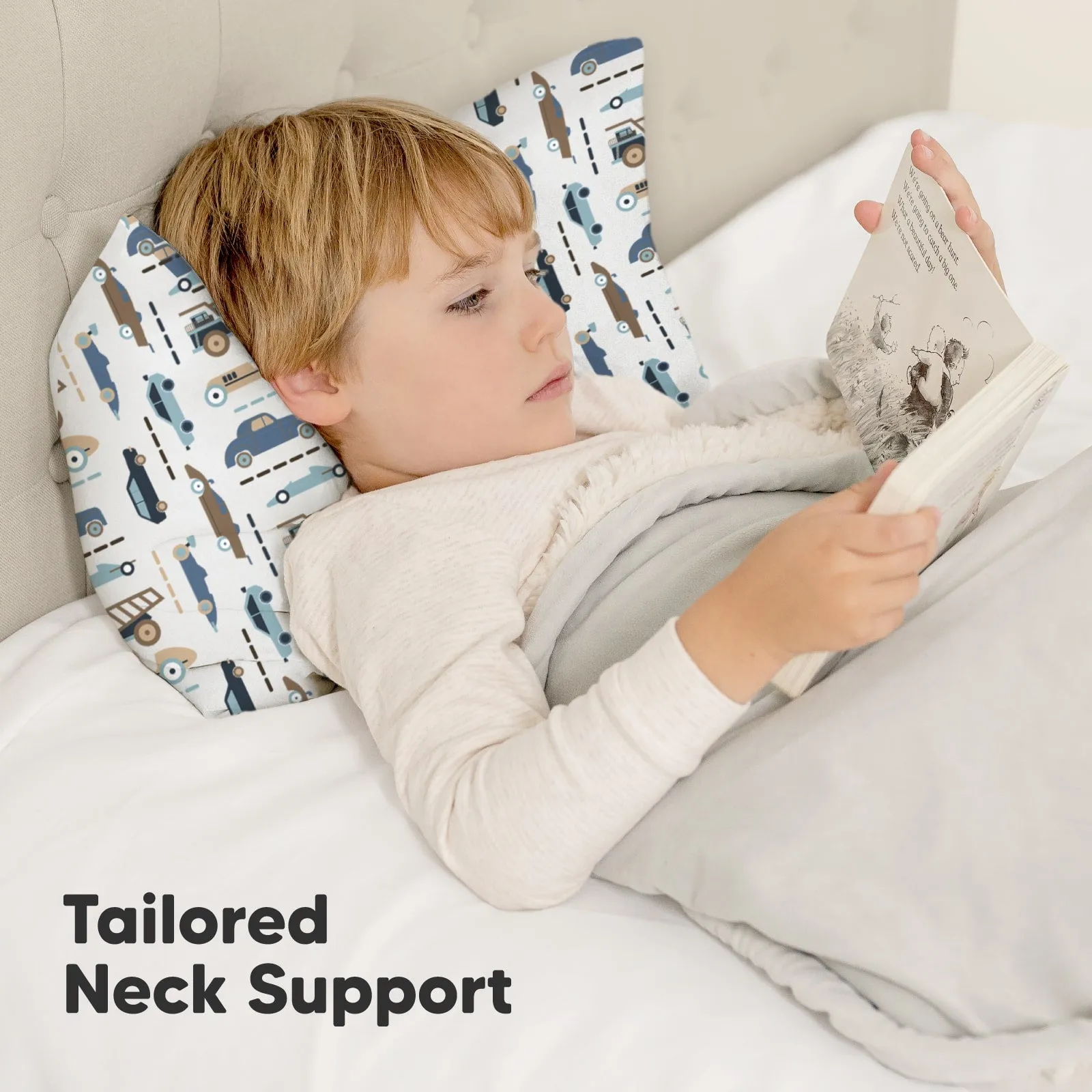 Toddler Pillow with Pillowcase (Vroom)