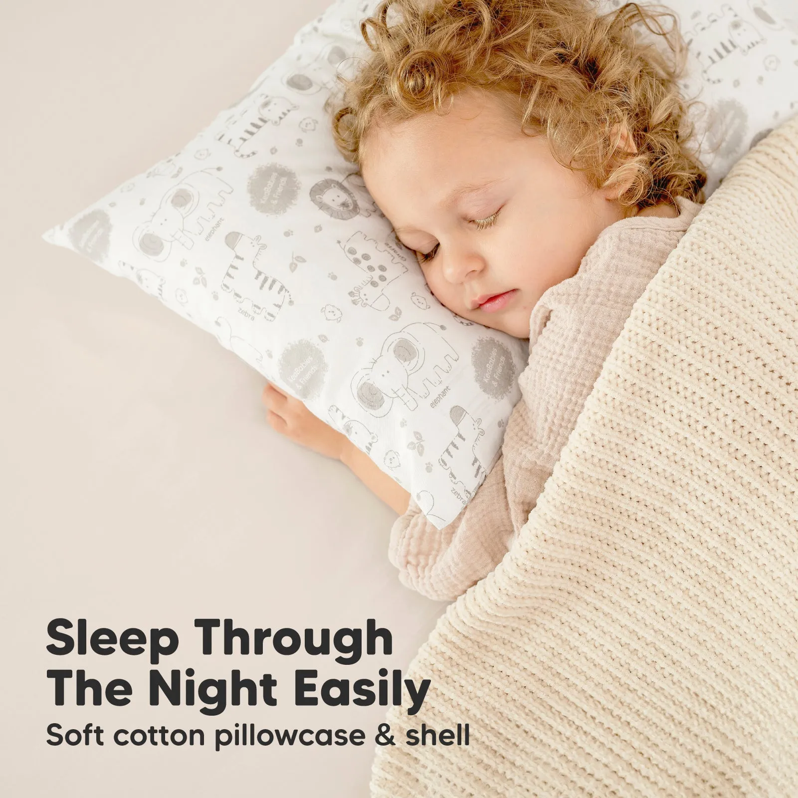 Toddler Pillow with Pillowcase